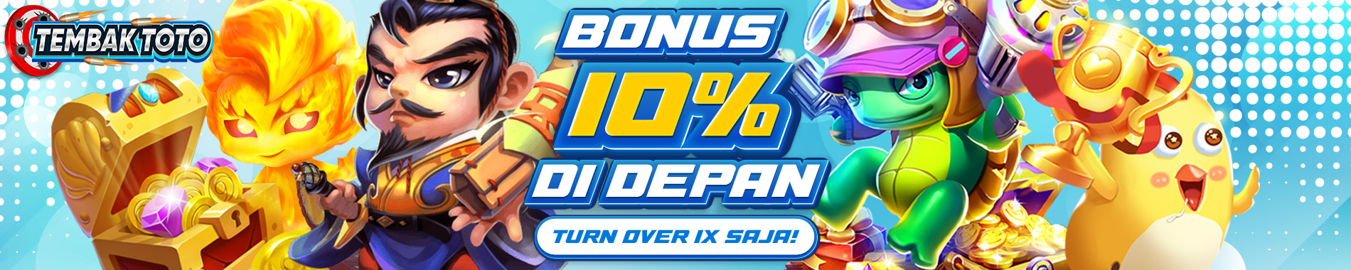 BONUS NEW MEMBER 10% HANYA 1X TO